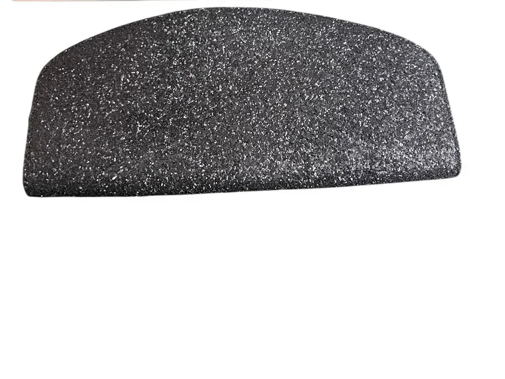 A New Day Zip Closure Black Glitter Evening Crescent Clutch Glam Bag